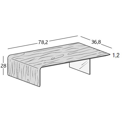 ca. 78 x 37 x 28H cm