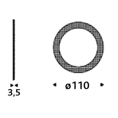 ca. Ø110 x 3H cm