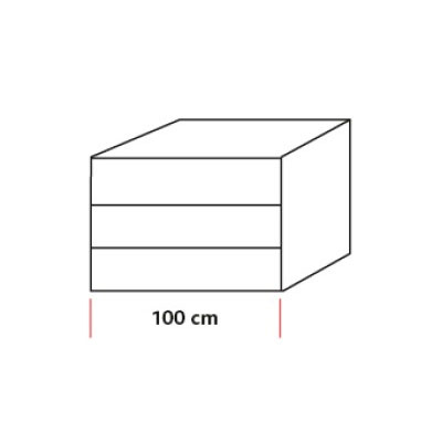 ca. 97 x 51 x 54H cm - Schubladenelement