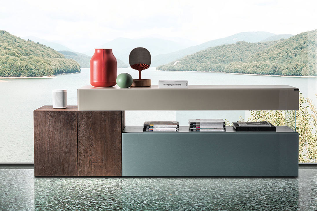 36E8 MULTICOLORE GLASS Sideboard