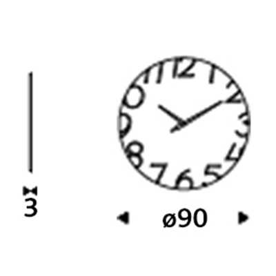 ca. Ø90 x 3 cm