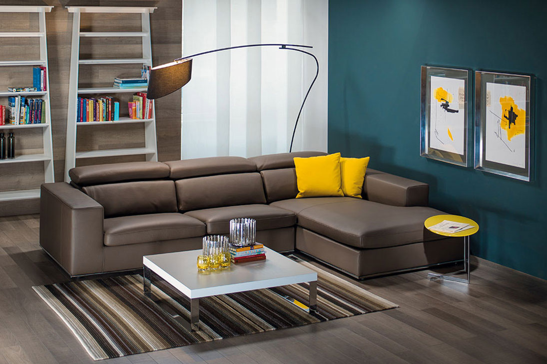 TORONTO LUXUSLEDER Ecksofa