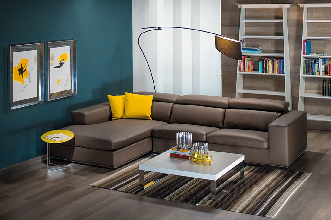 TORONTO LUXUSLEDER Ecksofa